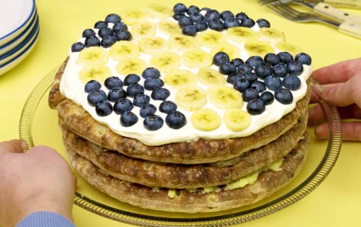 Nationaldagstårta med Lemon curd - Hönökaka - Recept | Pågen